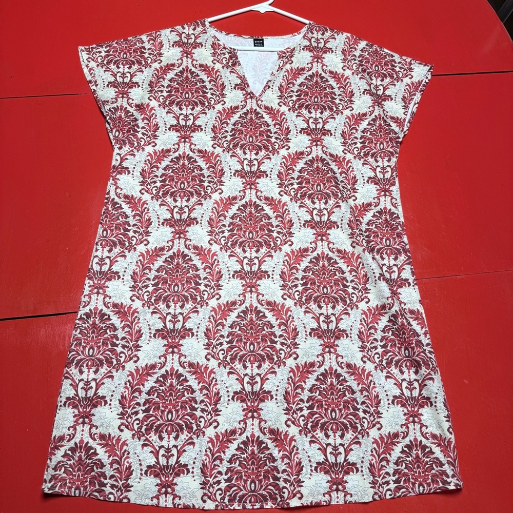 NWOT SHEIN RED DESIGN DRESS